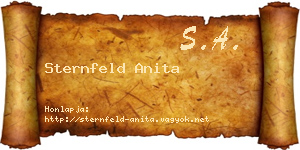 Sternfeld Anita névjegykártya